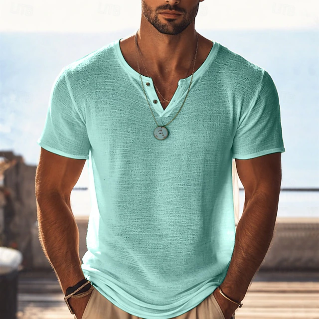 Oliver | Afslappet Henley T-Shirt