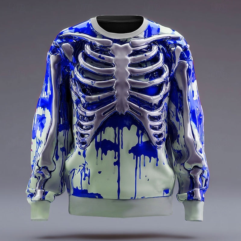 Rory | Halloween Skelet Crew Neck Sweatshirt