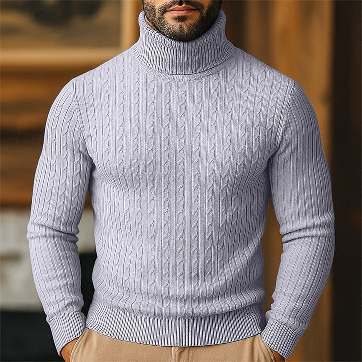 Rupert | Kabelstrik Turtleneck Sweater