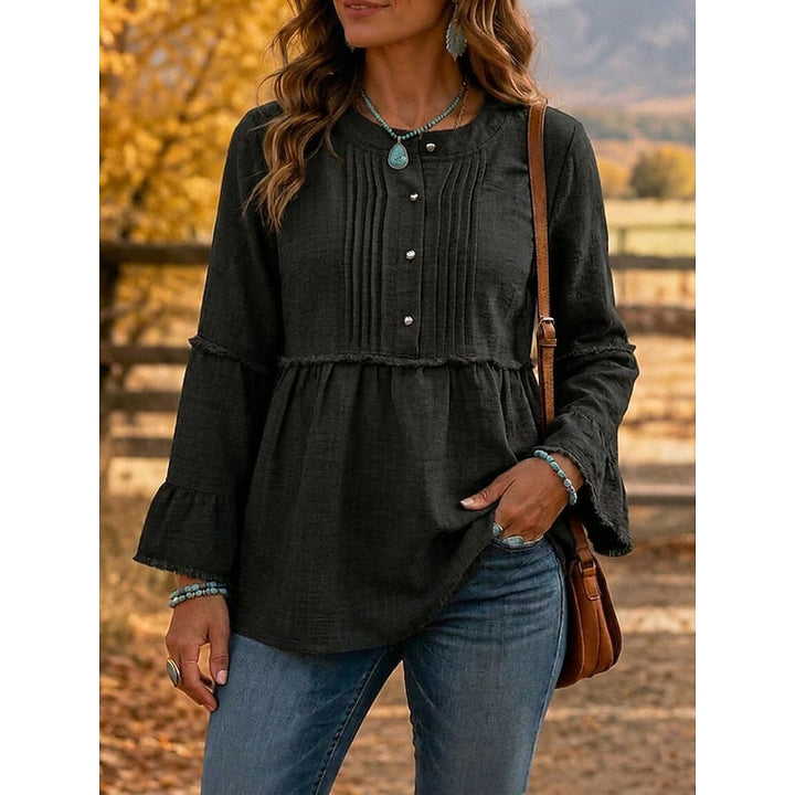 Rosalyn | Pyntet Peplum Bluse