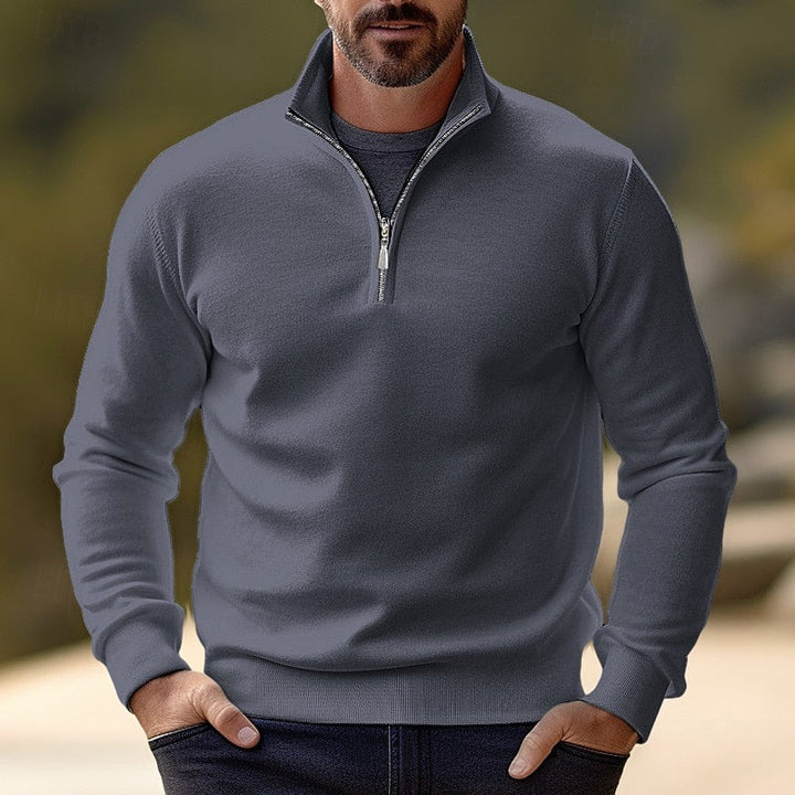 Quentin | Raffineret Halv-Zip Pullover