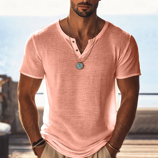 Oliver | Afslappet Henley T-Shirt