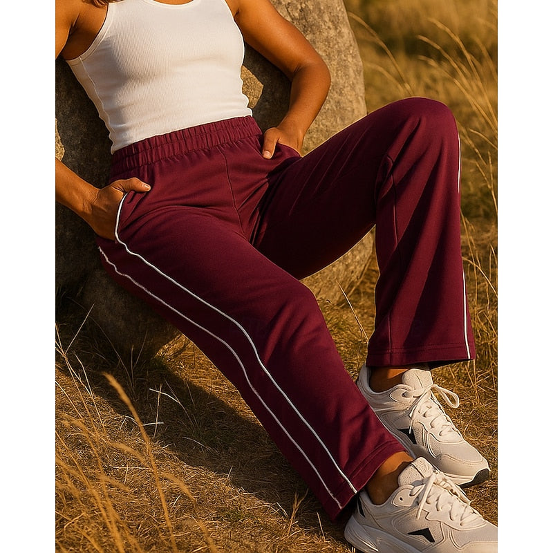 Maisie | Afslappede Joggers med Sidestribe