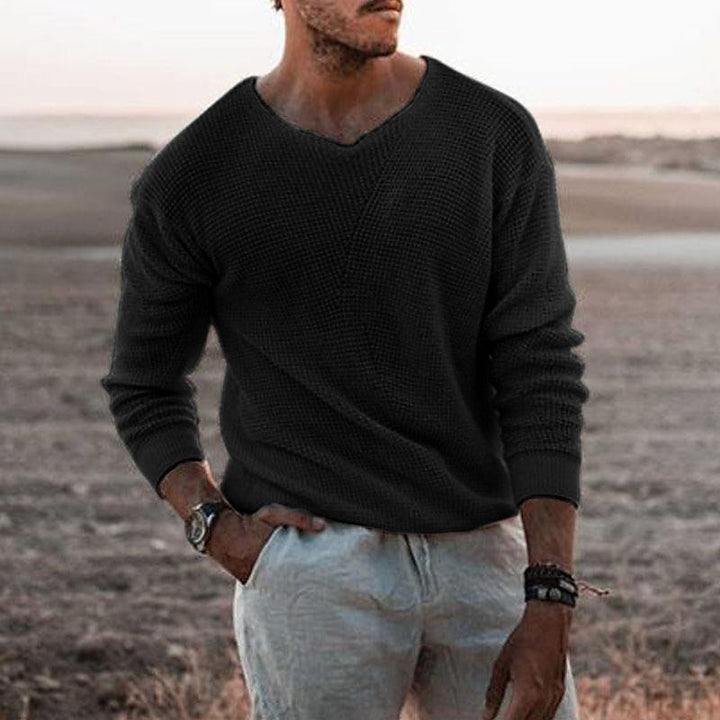 Sullivan | Tekstureret V-Hals Sweater