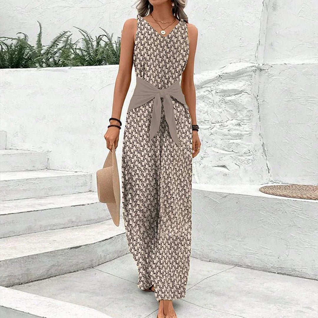 Juliana | Ubesværet ærmeløs jumpsuit
