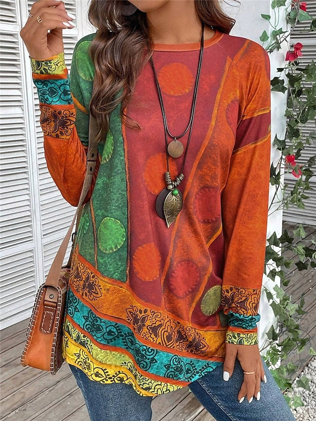 Rosalind | Vintage Kunstnerisk Top