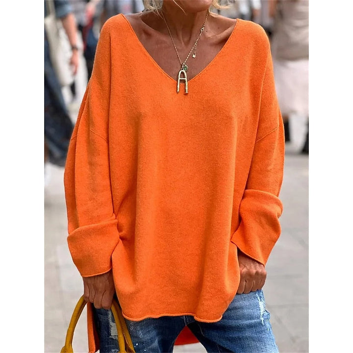 Willow | Afslappet V-Hals Pullover