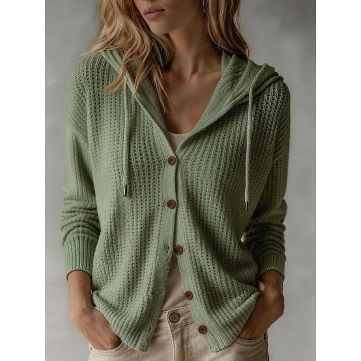 Frances | Hætteknap-Front Cardigan