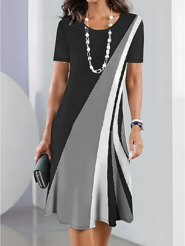 Tessa | Elegant Flydende Midi Kjole