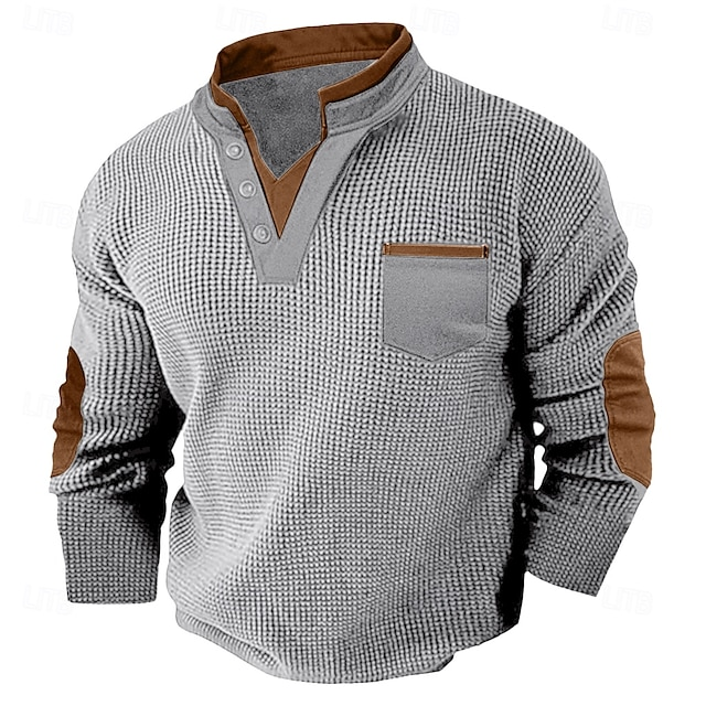 Harvey | Tekstureret Henley Skjorte
