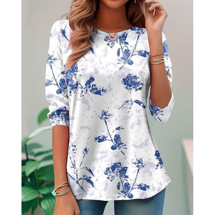 Miriam | Blomstret Langærmet Top