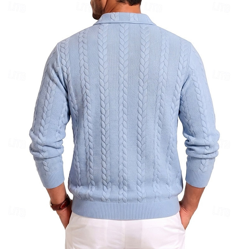 Chase | Tekstureret Quarter-Zip Sweater