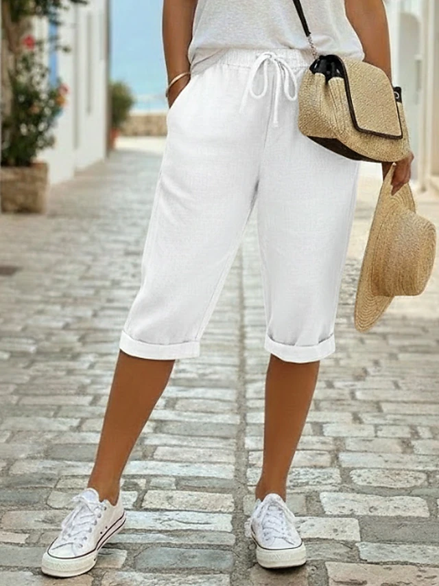 Marlowe | Afslappede Drawstring Capris