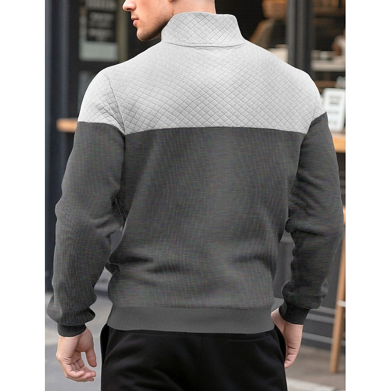 Braxton | Tekstureret Quarter-Zip Sweatshirt