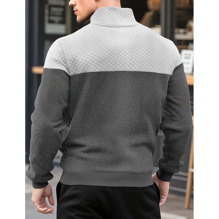 Braxton | Tekstureret Quarter-Zip Sweatshirt