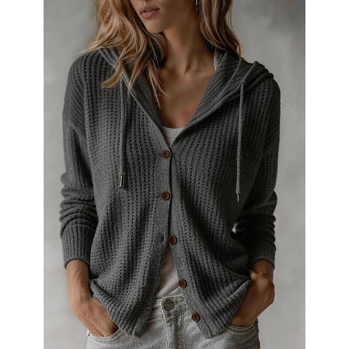 Frances | Hætteknap-Front Cardigan