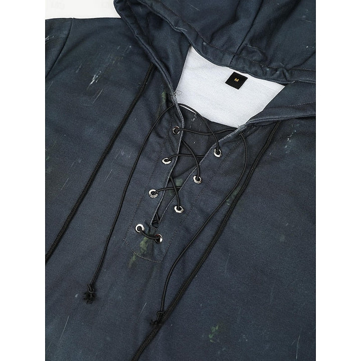Cole | Halloween Snøre Skelet Hoodie