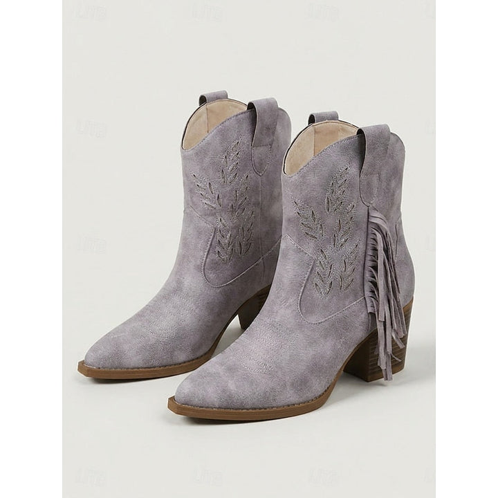Corinne | Frynset Western Ankelstøvler
