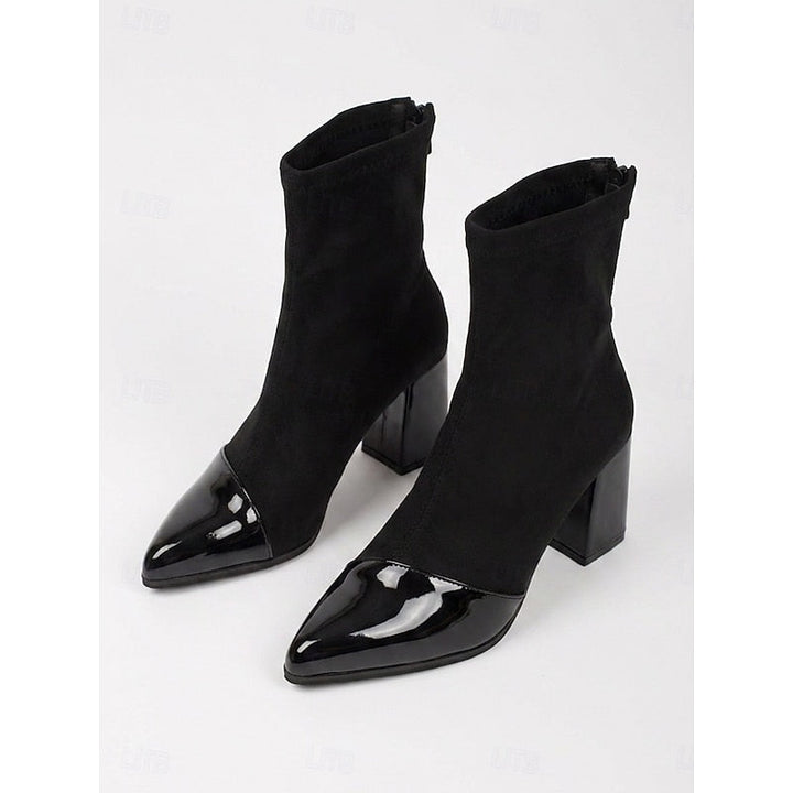 Beatrix | Cap-Toe Chunky Heel Ankelstøvler