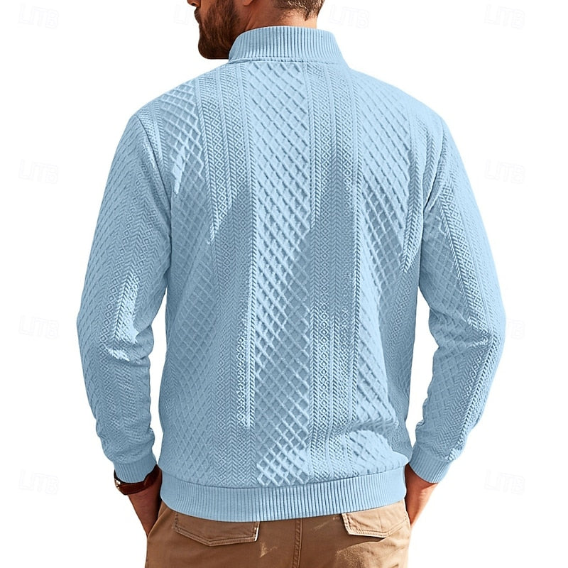Nash | Tekstureret Quarter-Zip Pullover