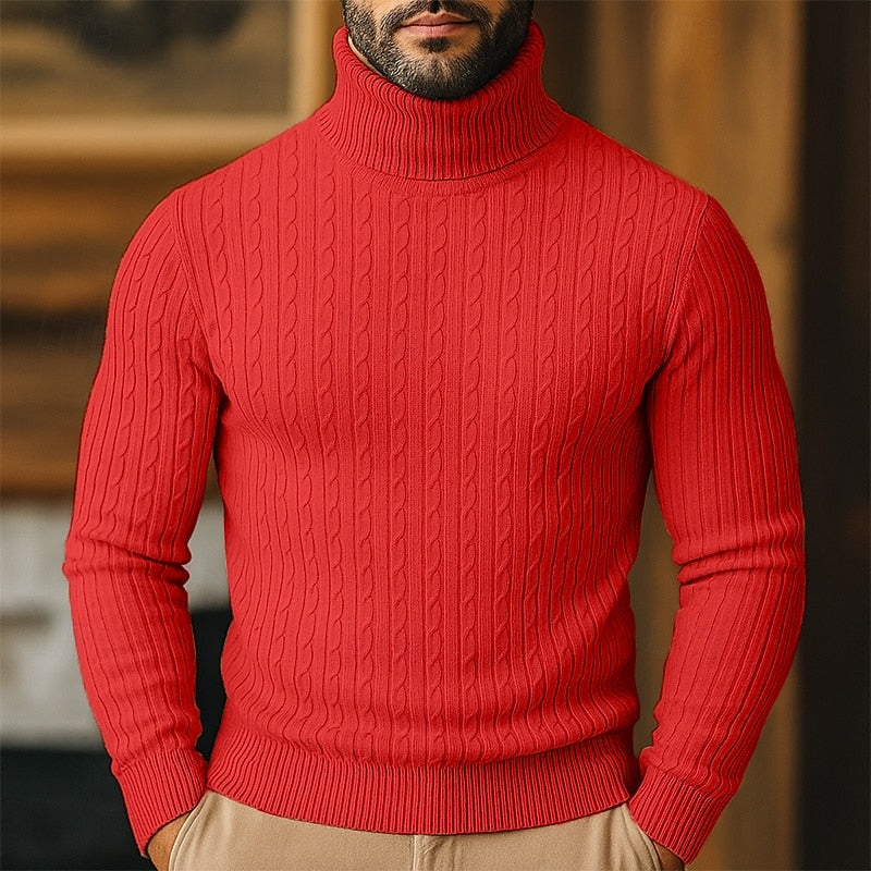Rupert | Kabelstrik Turtleneck Sweater