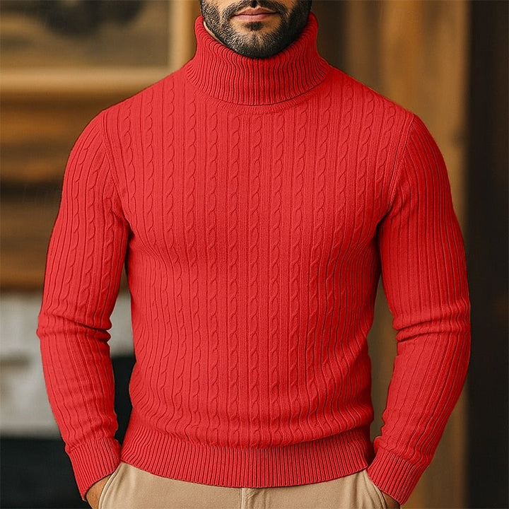 Rupert | Kabelstrik Turtleneck Sweater