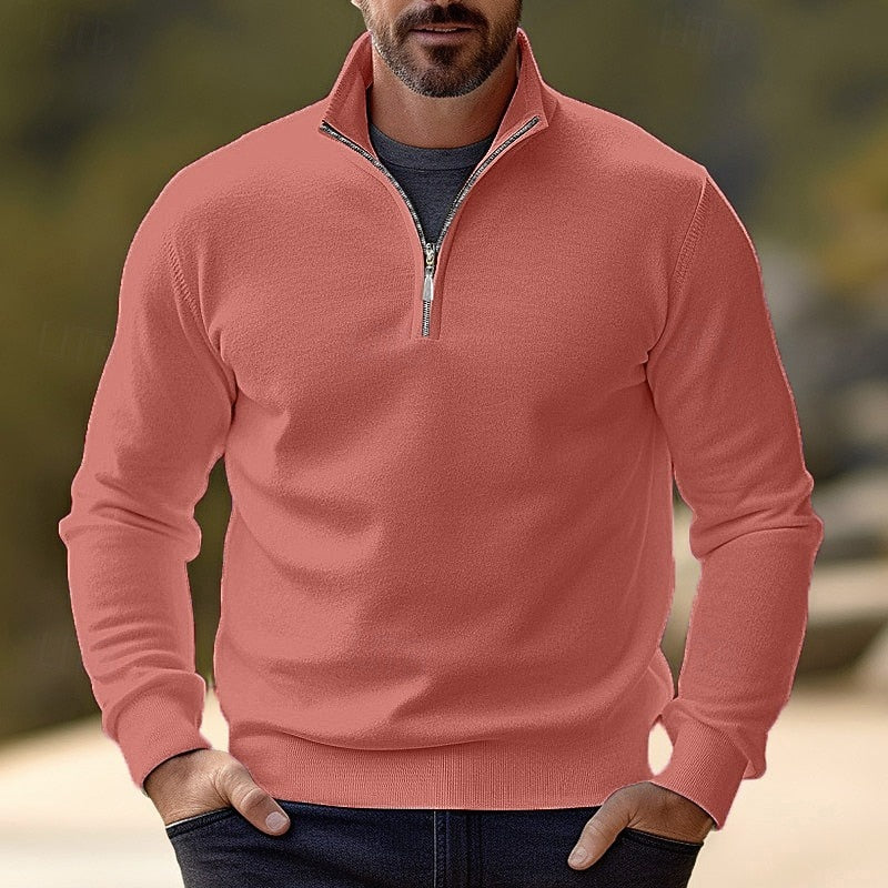 Quentin | Raffineret Halv-Zip Pullover