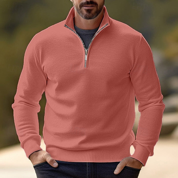 Quentin | Raffineret Halv-Zip Pullover