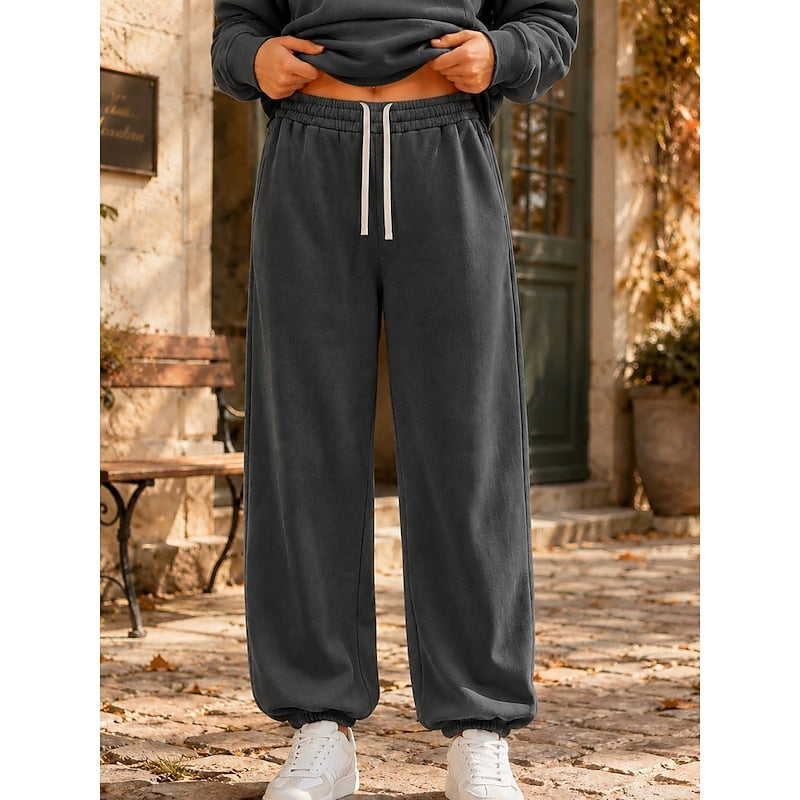 Joyce | Afslappede Bredbenede Joggers