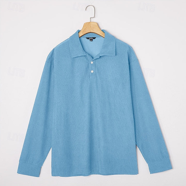 Wallace | Tekstureret Langærmet Polo Shirt