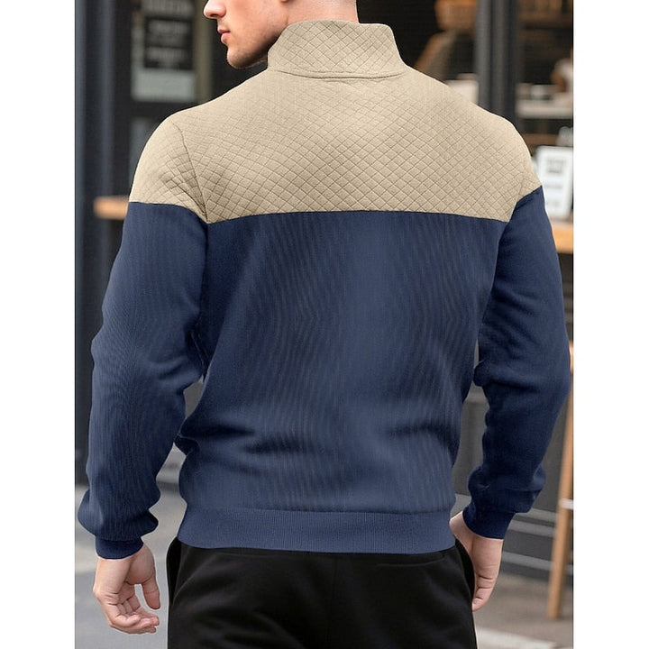 Braxton | Tekstureret Quarter-Zip Sweatshirt