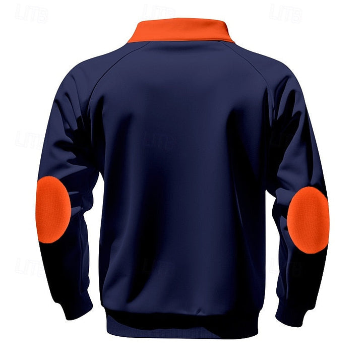 Keith | Quarter-Zip Farveblok Pullover