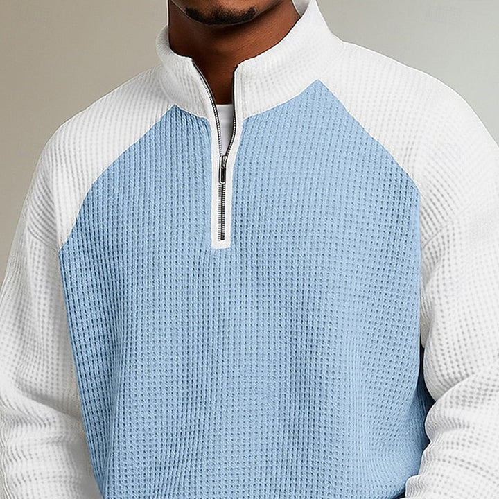 Lincoln | Tekstureret Quarter-Zip Pullover