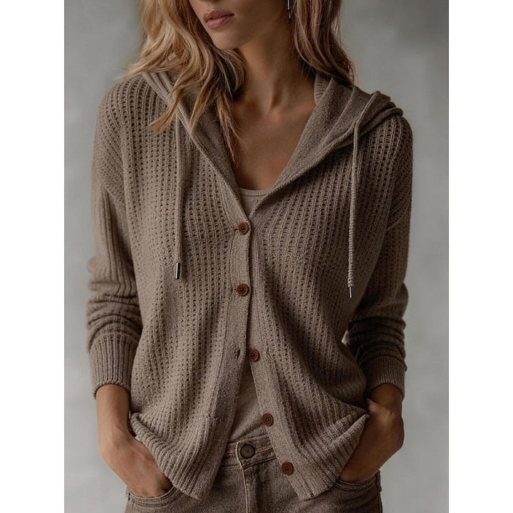 Frances | Hætteknap-Front Cardigan