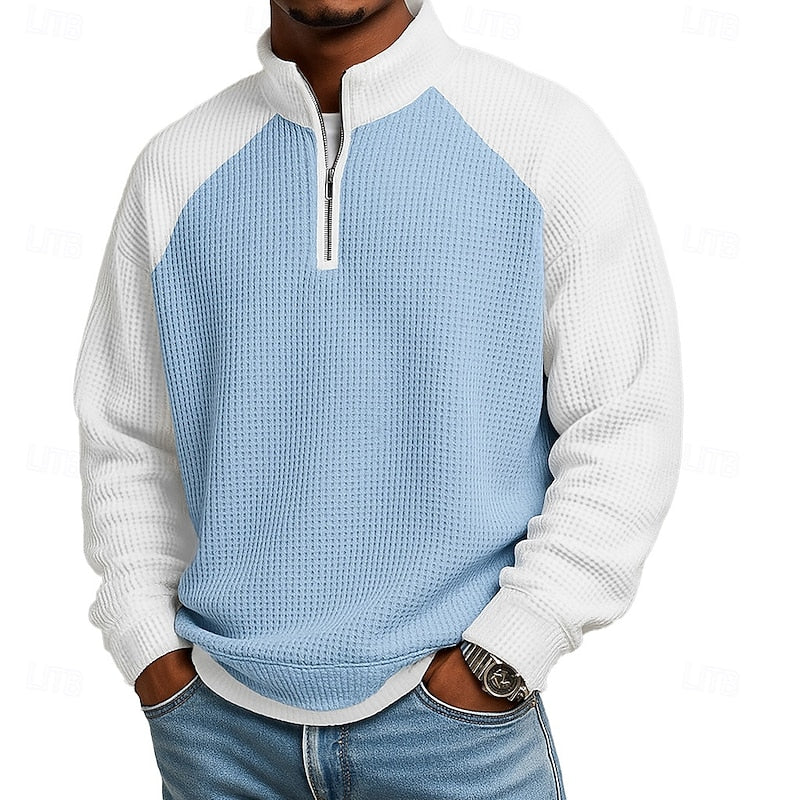 Lincoln | Tekstureret Quarter-Zip Pullover