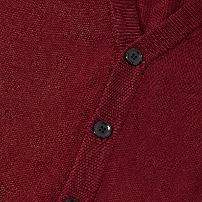 Leonard | Knappet V-Hals Sweater Vest