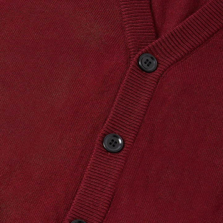 Leonard | Knappet V-Hals Sweater Vest