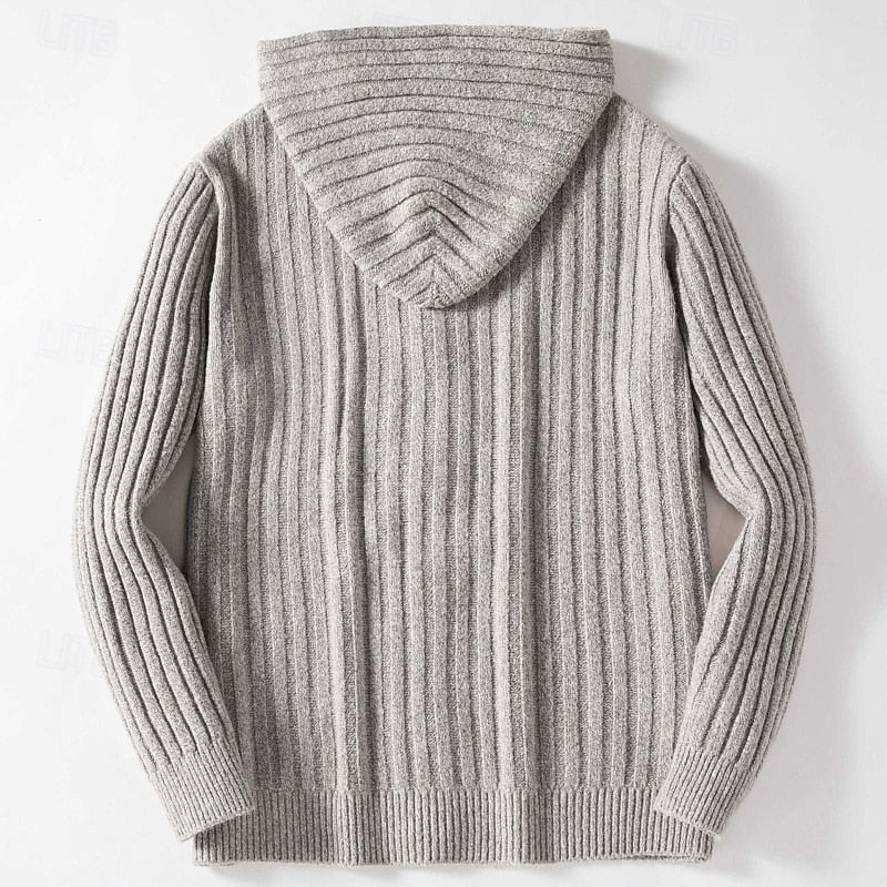 Graham | Kabelstrikket hættetrøje cardigan