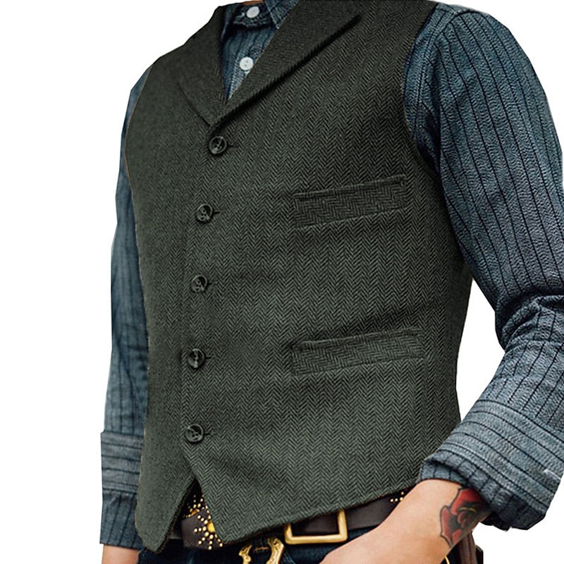 Gerard | Herringbone Skræddersyet Vest