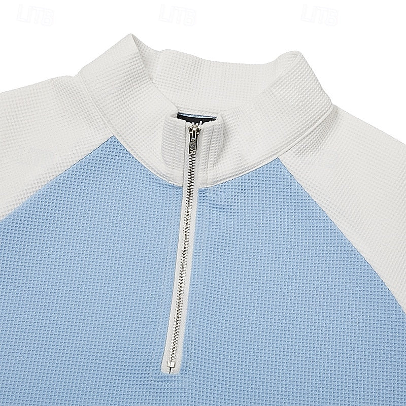 Lincoln | Tekstureret Quarter-Zip Pullover