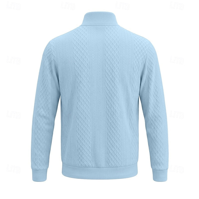 Nash | Tekstureret Quarter-Zip Pullover