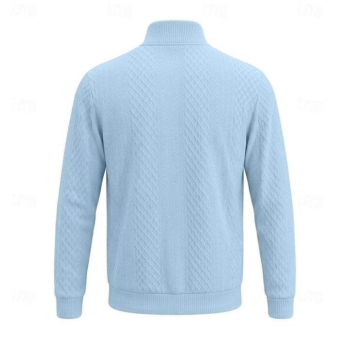 Nash | Tekstureret Quarter-Zip Pullover