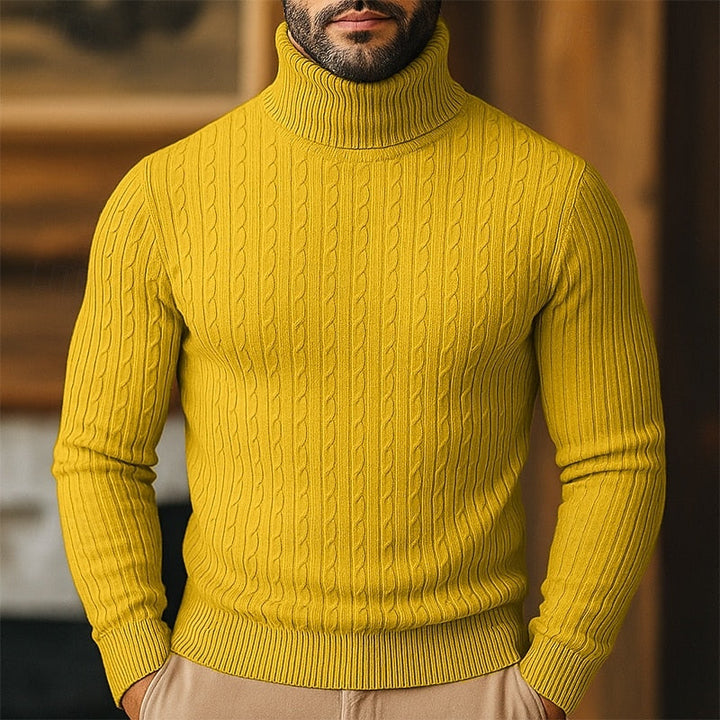 Rupert | Kabelstrik Turtleneck Sweater