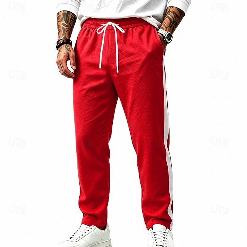 Damian | Afslappede Sweatpants med Side-Stribe