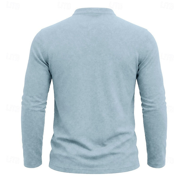 Weston | Klassisk Henley Langærmet Skjorte