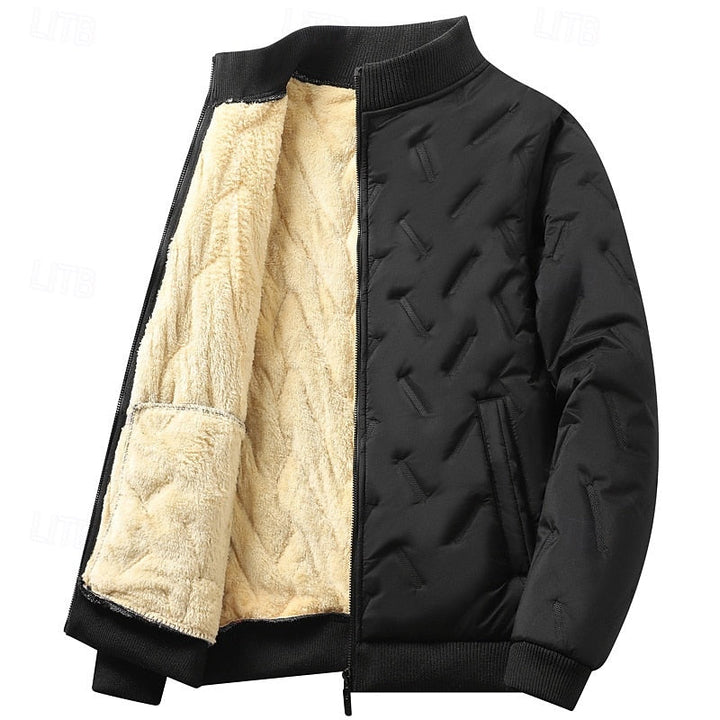 Douglas | Tekstureret Quilted Bomberjakke