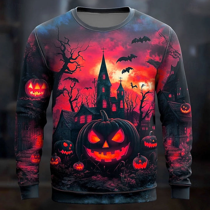 Casper | Halloween Grafisk Crew Neck Sweatshirt