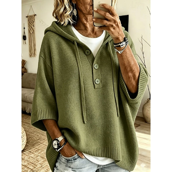 Brooklyn | Afslappet Hætte Strik Sweater