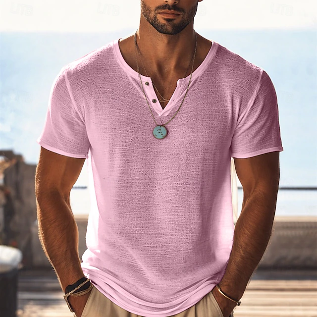 Oliver | Afslappet Henley T-Shirt