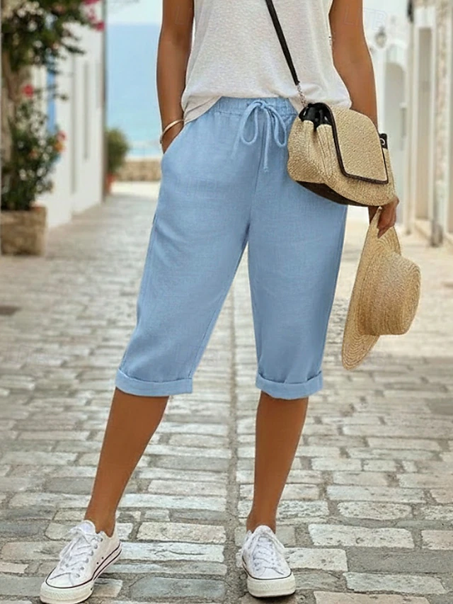 Marlowe | Afslappede Drawstring Capris